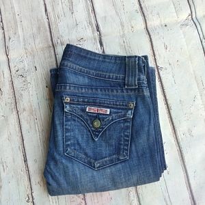 HUDSON | Vintage Dark Wash Signature Bootcut Jeans